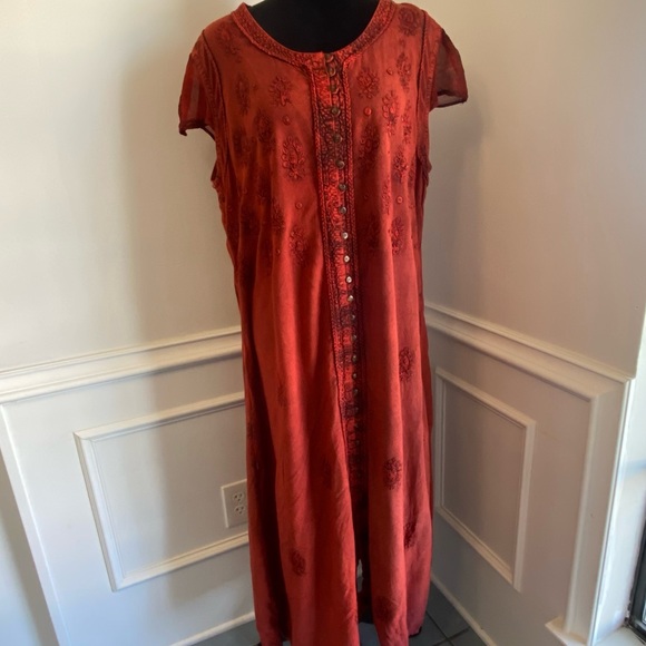 Advance Apparels, great condition, button up dress size 1X- 2X - Picture 16 of 16